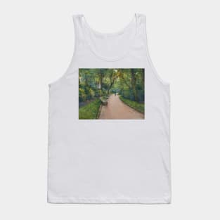 Le Parc Monceau by Gustave Caillebotte Tank Top